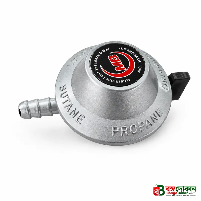 MB Silver Low Pressure LPG Gas Regulator (22mm) – Safe Gas Pressure Regulator with Gas Meter Indicator for 22mm Cylinders - বাংলাদেশে সেরা দাম ও লাইফস্টাইল কালেকশন - গ্যালারি