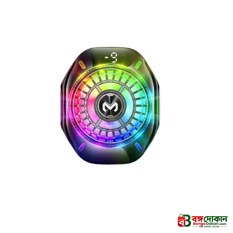 Memo CX10 Magnetic RGB Mobile Phone Cooler – Advanced Semiconductor Refrigeration, Fast 5000 RPM Silent Fan, Dual Magnetic & Clip-on Design, 10W-11W Cooling Power & Lightweight Portability - বাংলাদেশে সেরা দাম ও স্পেসিফিকেশন - গ্যালারি