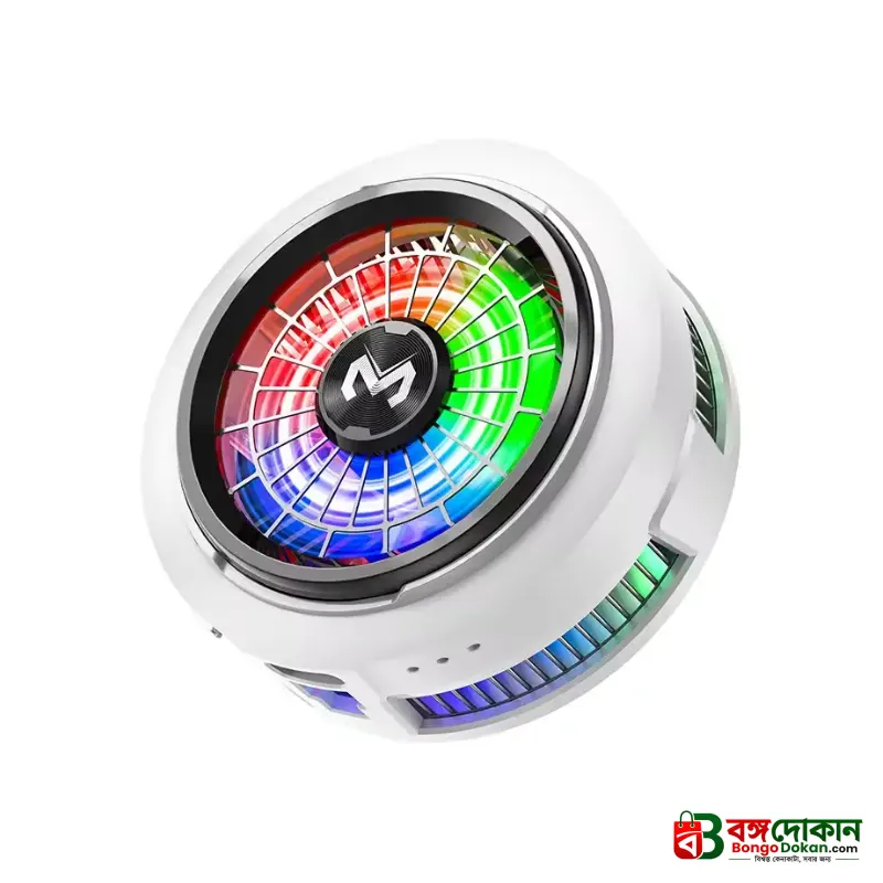 MEMO CX20 RGB Magnetic Phone Cooler – 3-Gear Temperature Control, Advanced Semiconductor Refrigeration, Dual-Purpose Magnetic & Back Clip, Low Noise Fan for Smooth Mobile Gaming - বাংলাদেশে সেরা দাম ও স্পেসিফিকেশন - গ্যালারি