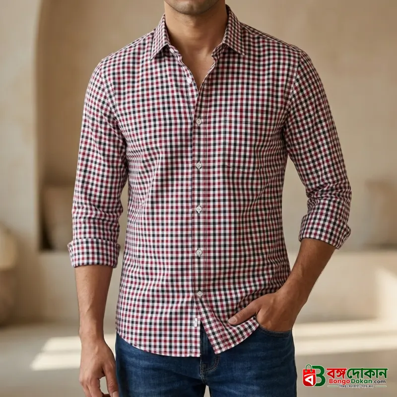 Mens long sleeve Grameen check shirt - বাংলাদেশে সেরা দাম ও নতুন কালেকশন - বাংলাদেশে সেরা অফার ও দাম