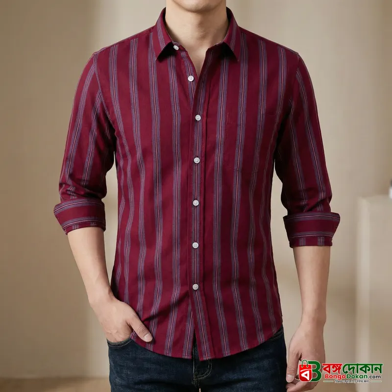 Mens long sleeve Strip shirt - বাংলাদেশে সেরা দাম ও নতুন কালেকশন - বাংলাদেশে সেরা অফার ও দাম