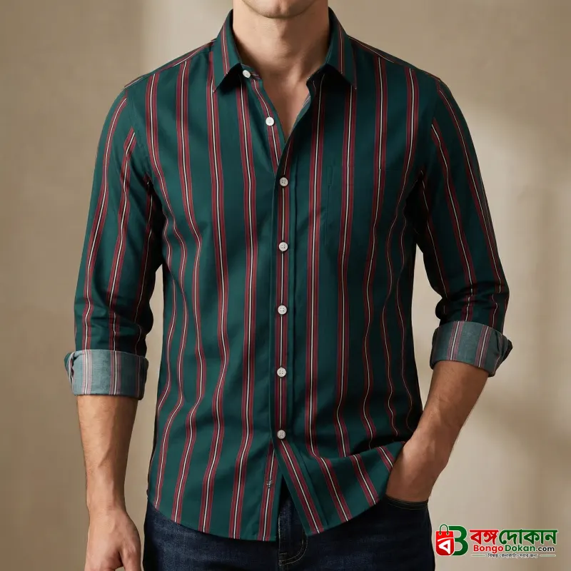 Mens long sleeve Strip shirt - বাংলাদেশে সেরা দাম ও নতুন কালেকশন - বাংলাদেশে সেরা অফার ও দাম