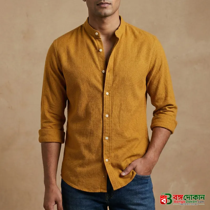 Men's Solid Colour Ban color Shirt(Katali) - বাংলাদেশে সেরা দাম ও নতুন কালেকশন - বাংলাদেশে সেরা অফার ও দাম