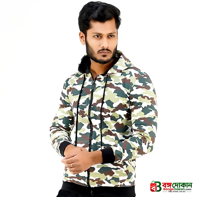 Men's Winter Only Hoodie-Camo cargo - বাংলাদেশে সেরা দাম ও উইন্টার কালেকশন - বাংলাদেশে সেরা অফার ও দাম