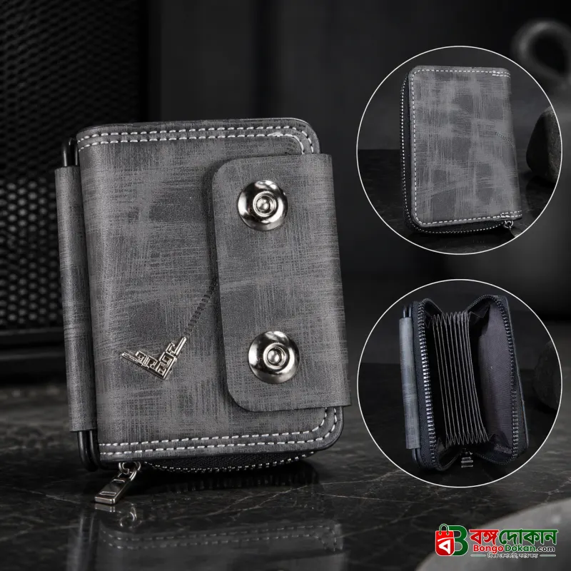 Multi-Compartment Zipper Wallet for Men - বাংলাদেশে সেরা দাম ও প্রিমিয়াম কোয়ালিটি - গ্যালারি