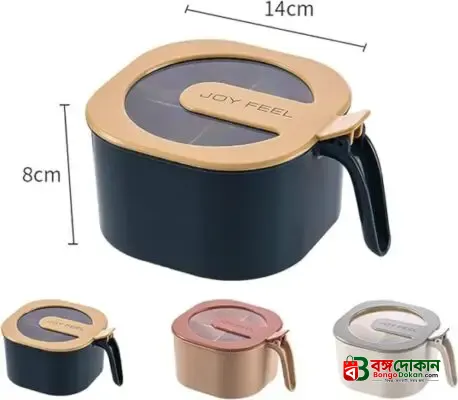 Multi-Function 4-Grid Spice Box & Seasoning Container – Clear Dust-Proof Kitchen Condiment Organizer with Spoons for Salt, Sugar, Pepper & Herbs - বাংলাদেশে সেরা দাম ও লাইফস্টাইল কালেকশন - গ্যালারি