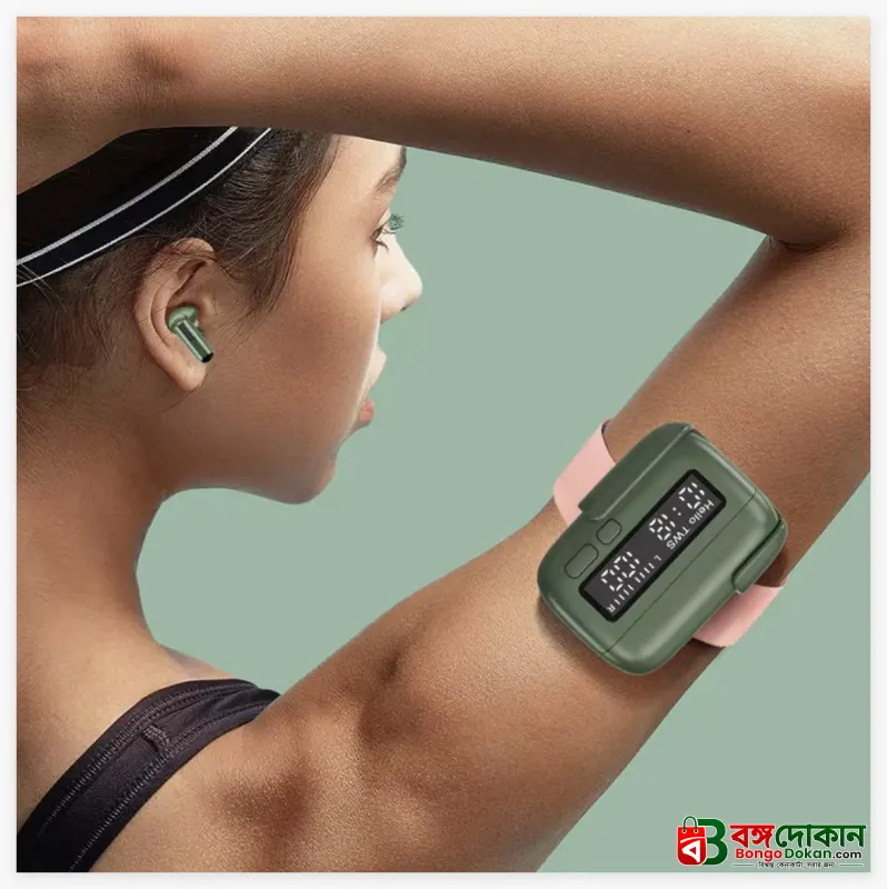 Multifunction TWS Wireless Earphones with Digital LED Clock Display – Portable Belt Clip Design, In-Ear Ergonomic Fit, Powerful Bass & Clear Voice Calling Stereo Earbuds - বাংলাদেশে সেরা দাম ও প্রিমিয়াম কোয়ালিটি - গ্যালারি