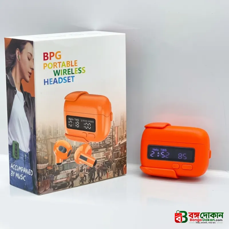 Multifunction TWS Wireless Earphones with Digital LED Clock Display – Portable Belt Clip Design, In-Ear Ergonomic Fit, Powerful Bass & Clear Voice Calling Stereo Earbuds - বাংলাদেশে সেরা দাম ও প্রিমিয়াম কোয়ালিটি - গ্যালারি