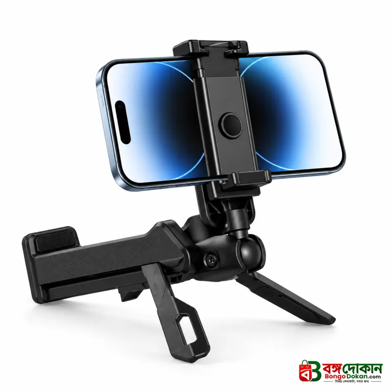 Multifunctional Portable Phone Holder & Tripod – 3-in-1 Versatile Desktop Stand & Table Clamp Mount with 360° Adjustable Rotation for Travel, Live Streaming & Vlogging - বাংলাদেশে সেরা দাম ও স্পেসিফিকেশন - গ্যালারি