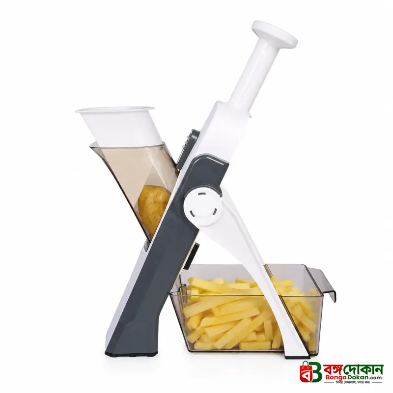 Multi-functional Spring Vegetable Slicer & Cutter – Adjustable Thickness Safe Mandoline Slicer for Julienne, Dicing, Carrot, Potato & Kitchen Chopping (Multi-Colour) - বাংলাদেশে সেরা দাম ও এক্সক্লুসিভ ডিজাইন - গ্যালারি