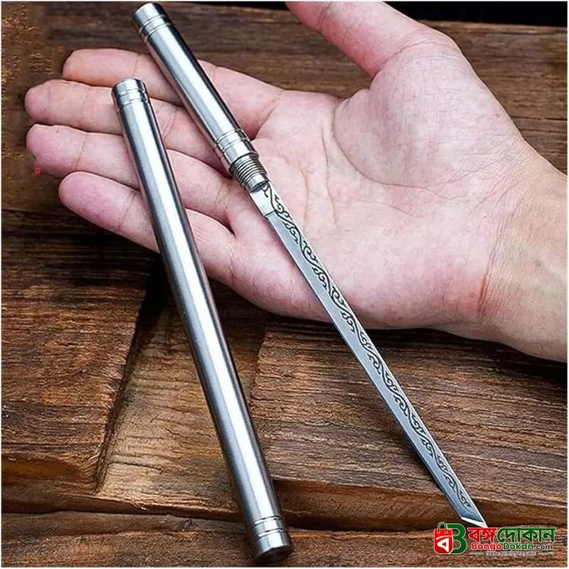 Multipurpose Outdoor Portable Fruit Knife with Sheath – 9-Inch Stainless Steel Mini Stick Knife with Ergonomic Handle for Kitchen, Camping & Fruit Cutting - বাংলাদেশে সেরা দাম ও নতুন কালেকশন - গ্যালারি