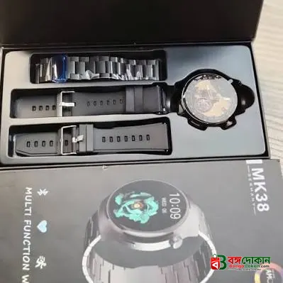 New MK38 Premium Round AMOLED HD display Germany Multi Function Smart Watch For Men - বাংলাদেশে সেরা দাম ও স্মার্ট ফিচার - গ্যালারি