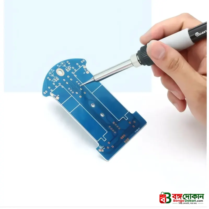 New V908 60W Adjustable Temperature Electric Soldering Iron Kit – 200-450°C Rework Repair Tool with 5 Pcs Solder Tips & Energy-Saving Heating Element for Electronics - বাংলাদেশে সেরা দাম ও এক্সক্লুসিভ ডিজাইন - গ্যালারি