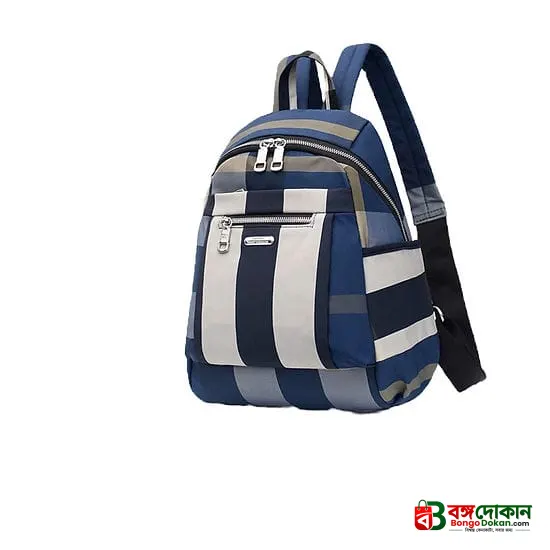 Nylon Backpack Durable Waterproof Casual Shoulder Bag (Blue Color) - বাংলাদেশে সেরা দাম ও লাইফস্টাইল কালেকশন - গ্যালারি