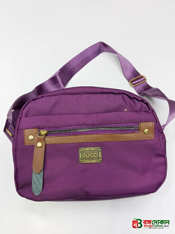Nylon Fashion Cross-body Bag Lightweight Portable Shoulder Bag (purple) - বাংলাদেশে সেরা দাম ও লাইফস্টাইল কালেকশন - গ্যালারি