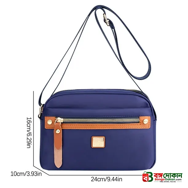 Nylon Fashion Cross-body Bag Lightweight Portable Shoulder Bag (Royal blue) - বাংলাদেশে সেরা দাম ও লাইফস্টাইল কালেকশন - গ্যালারি