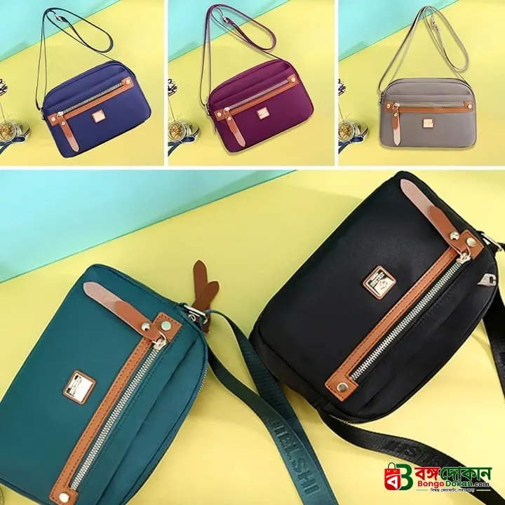 Nylon Fashion Cross-body Bag Lightweight Portable Shoulder Bag (maroon) - বাংলাদেশে সেরা দাম ও লাইফস্টাইল কালেকশন - গ্যালারি