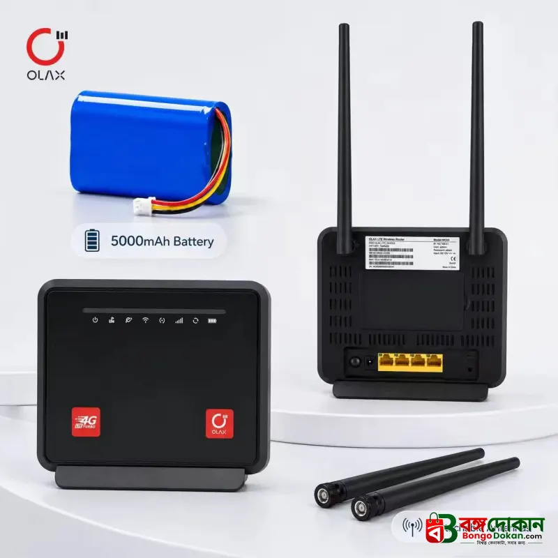 OLAX MC60 300Mbps Wi-Fi LTE Turbo Router 5000mah Battery - বাংলাদেশে সেরা দাম ও স্পেসিফিকেশন - গ্যালারি