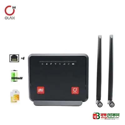 OLAX MC60 300Mbps Wi-Fi LTE Turbo Router 5000mah Battery - বাংলাদেশে সেরা দাম ও স্পেসিফিকেশন - গ্যালারি