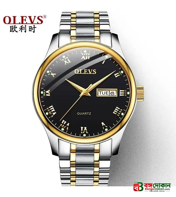Olevs 5563 CHAIN WATCH –( Black Dial) For Men - বাংলাদেশে সেরা দাম ও নতুন কালেকশন - বাংলাদেশে সেরা অফার ও দাম