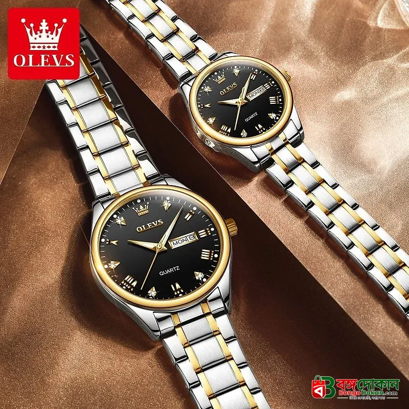 Olevs 5563 CHAIN WATCH –( Black Dial) For Men - বাংলাদেশে সেরা দাম ও নতুন কালেকশন - গ্যালারি