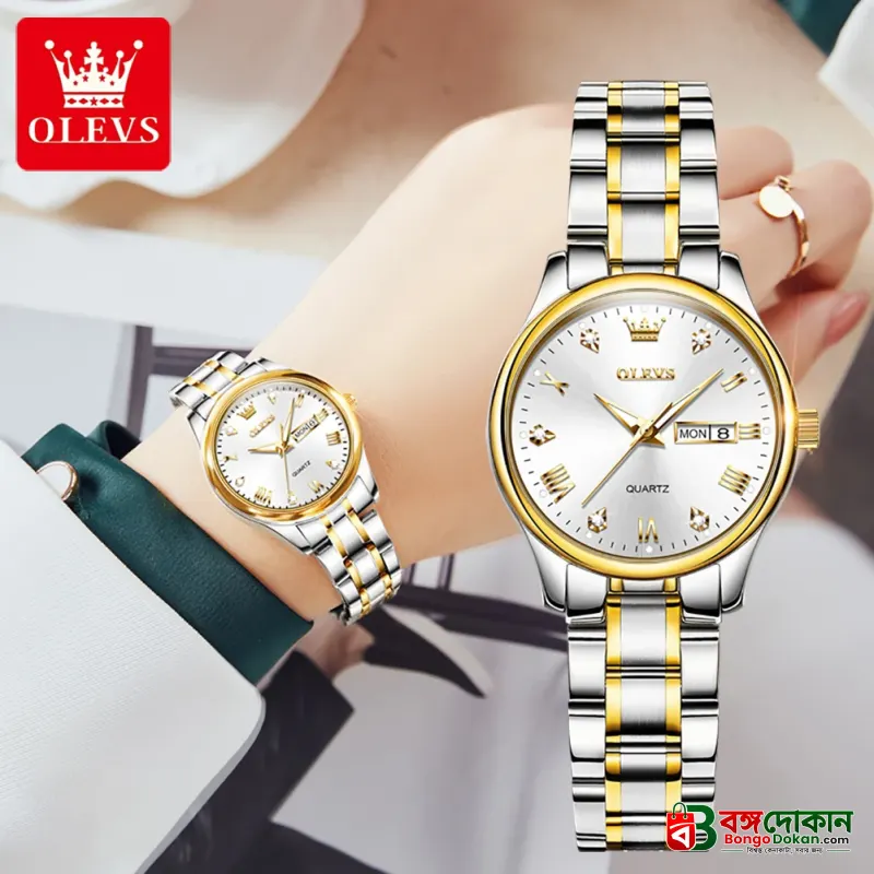 OLEVS 5563 Fashion Watch for Women - বাংলাদেশে সেরা দাম ও আকর্ষণীয় কালেকশন - বাংলাদেশে সেরা অফার ও দাম