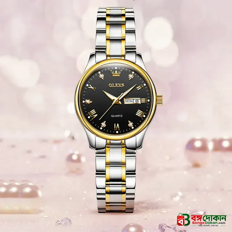 Olevs 5563 – Silver Women (black dial) - বাংলাদেশে সেরা দাম ও আকর্ষণীয় কালেকশন - গ্যালারি