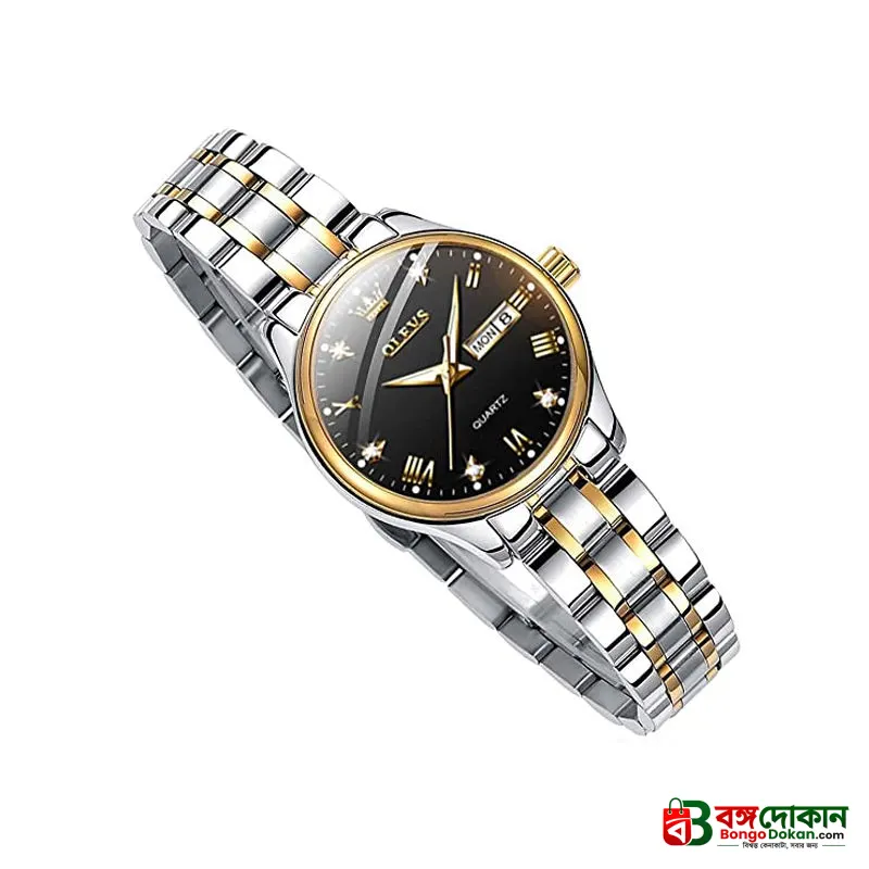 Olevs 5563 – Silver Women (black dial) - বাংলাদেশে সেরা দাম ও আকর্ষণীয় কালেকশন - গ্যালারি