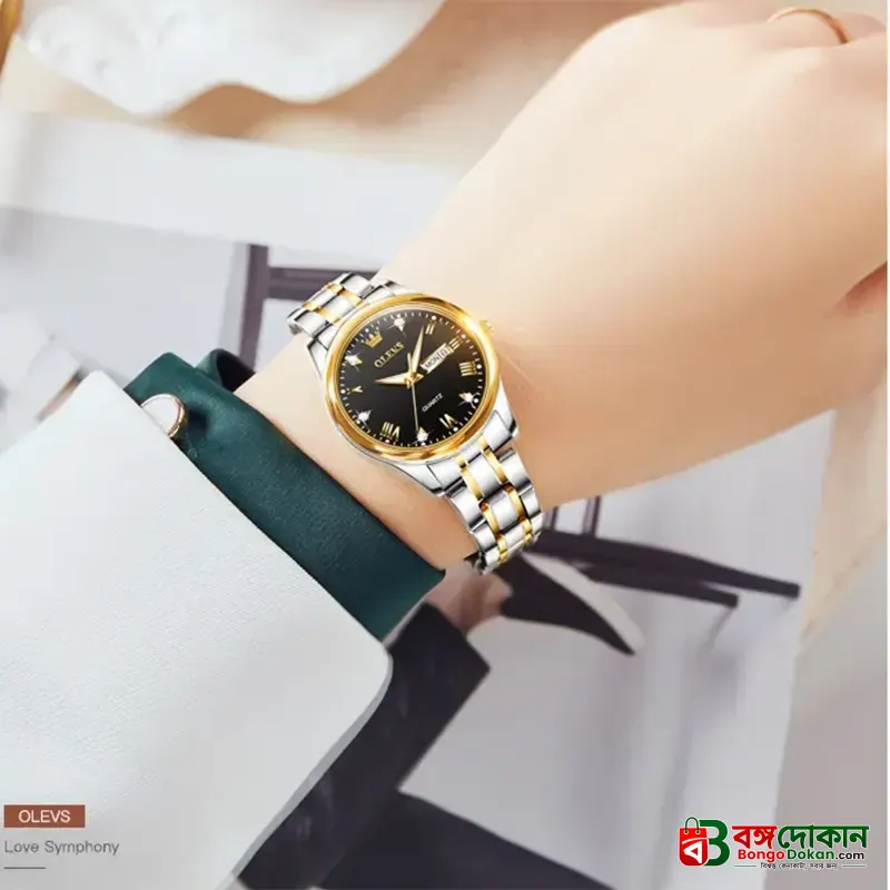 Olevs 5563 – Silver Women (black dial) - বাংলাদেশে সেরা দাম ও আকর্ষণীয় কালেকশন - গ্যালারি
