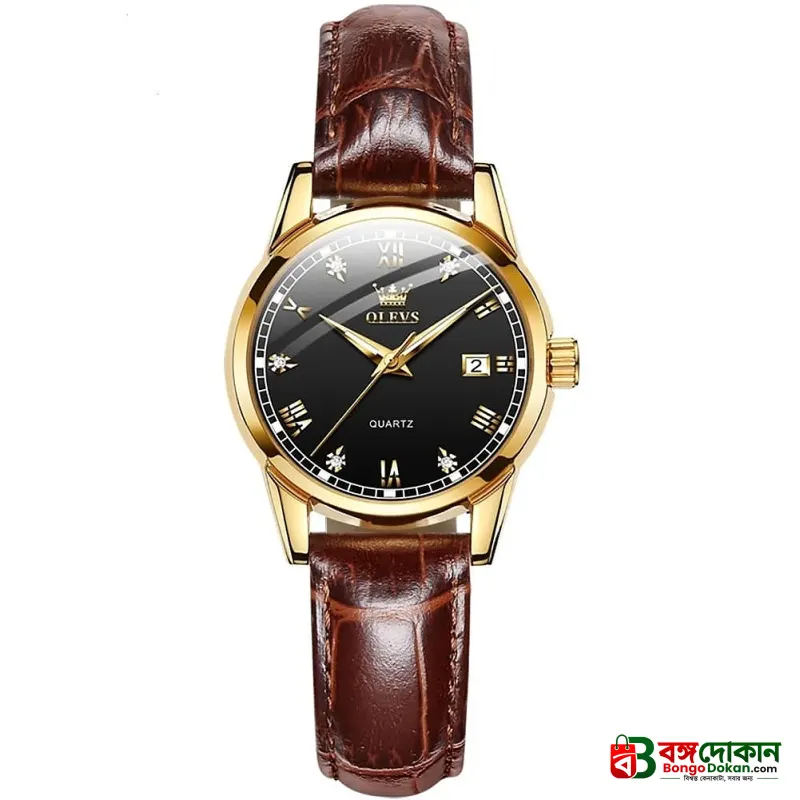 OLEVS 6896 Luxury Simple and Modern Watch (Black) - বাংলাদেশে সেরা দাম ও নতুন কালেকশন - গ্যালারি