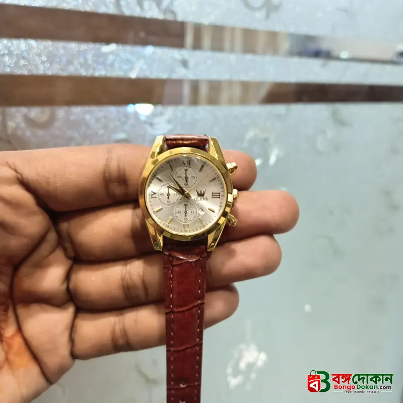 Olevs Casual Men's Quartz Wrist watch - বাংলাদেশে সেরা দাম ও নতুন কালেকশন - গ্যালারি