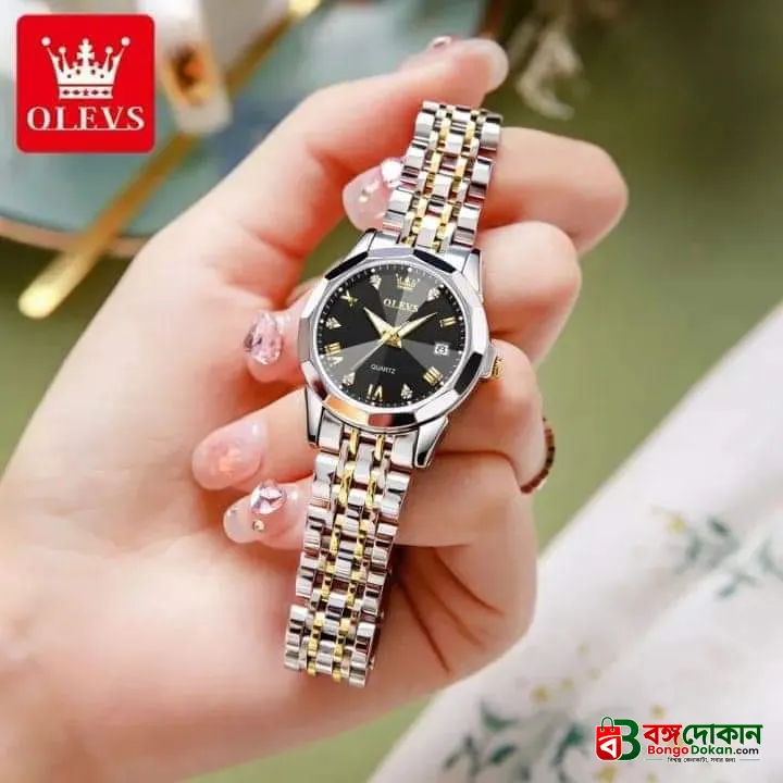 OLEVS Watch for Women Branded Stainless steel Elegant Luminous Ladies Watches 9931  Black Dail - বাংলাদেশে সেরা দাম ও আকর্ষণীয় কালেকশন - গ্যালারি