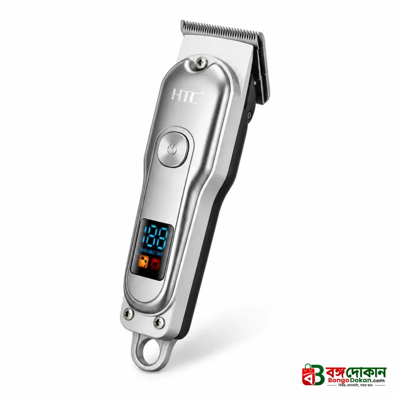 Original HTC AT-179 Rechargeable Hair Clipper & Beard Trimmer for Men – Cordless Grooming Kit with Stainless-Steel Blades, Adjustable Settings & Portable Design - বাংলাদেশে সেরা দাম ও স্পেসিফিকেশন - গ্যালারি