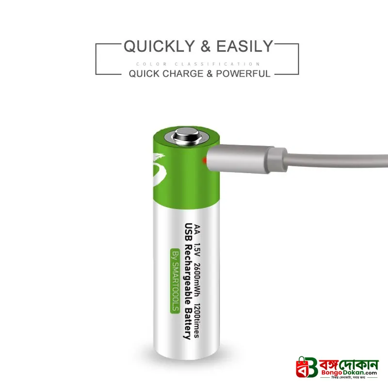 [Original] USB Type-C Fast Charging Rechargeable Battery AA  1.5V (4 piece Battery) - বাংলাদেশে সেরা দাম ও স্পেসিফিকেশন - গ্যালারি