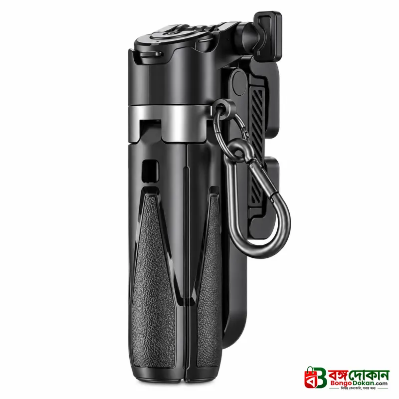 P15 Mini 3-in-1 Selfie Stick Tripod – Pocket-Sized Foldable Monopod with 4-Leg Quadripod Stand, 360° Rotation & Detachable Bluetooth Remote - বাংলাদেশে সেরা দাম ও স্পেসিফিকেশন - গ্যালারি