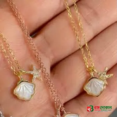 Pearl Shell Starfish Pendant Necklace - বাংলাদেশে সেরা দাম ও এক্সক্লুসিভ ডিজাইন - গ্যালারি