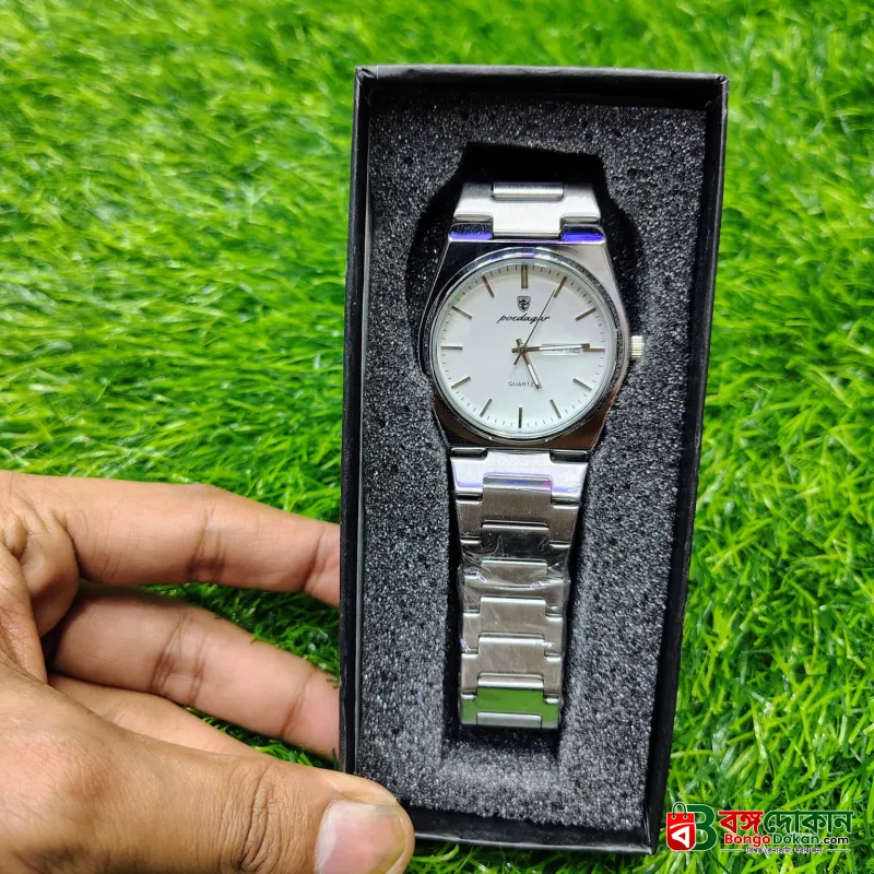 POEDAGAR 930 Men's New Luxury Luminous Date Week Stainless Steel Quartz Watch For Men (Butterfly Lock) - বাংলাদেশে সেরা দাম ও নতুন কালেকশন - গ্যালারি