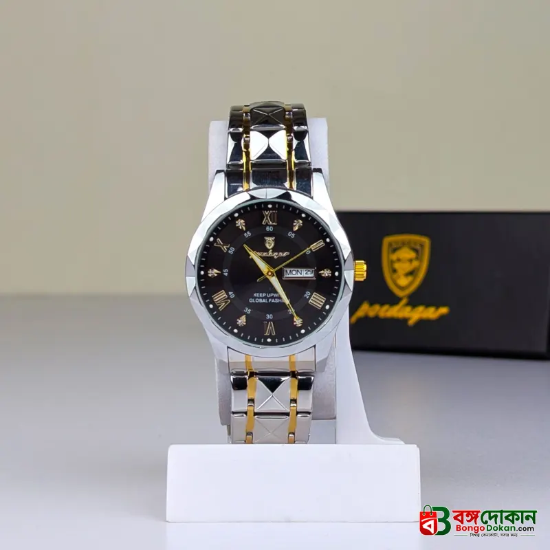 Poedagar Luxury Couple Watch (Water Resistant) - বাংলাদেশে সেরা দাম ও নতুন কালেকশন - গ্যালারি