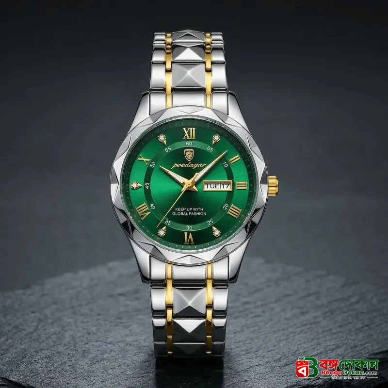 Poedagar Luxury Men's Watch (Water Resistant) - বাংলাদেশে সেরা দাম ও নতুন কালেকশন - বাংলাদেশে সেরা অফার ও দাম