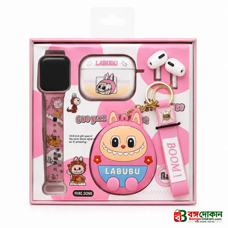Pop Mart Labubu 2-in-1 Gadget Set – Cute Wireless TWS Earbuds & Smartwatch Strap Combo with Collectible Character Case - বাংলাদেশে সেরা দাম ও স্মার্ট ফিচার - গ্যালারি