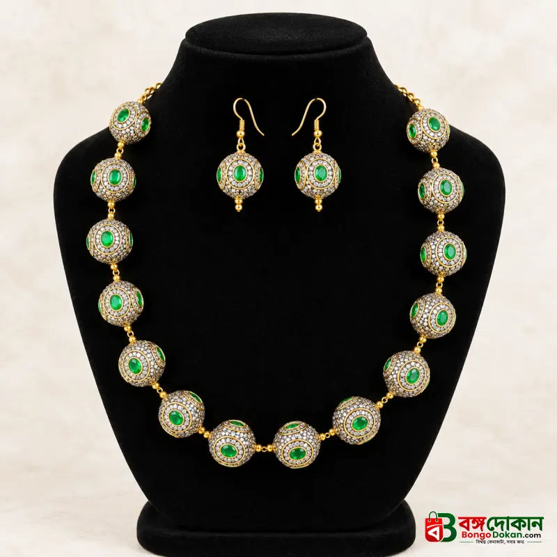 Premium Antique Turkish Ball Necklace Set - বাংলাদেশে সেরা দাম ও এক্সক্লুসিভ ডিজাইন - বাংলাদেশে সেরা অফার ও দাম
