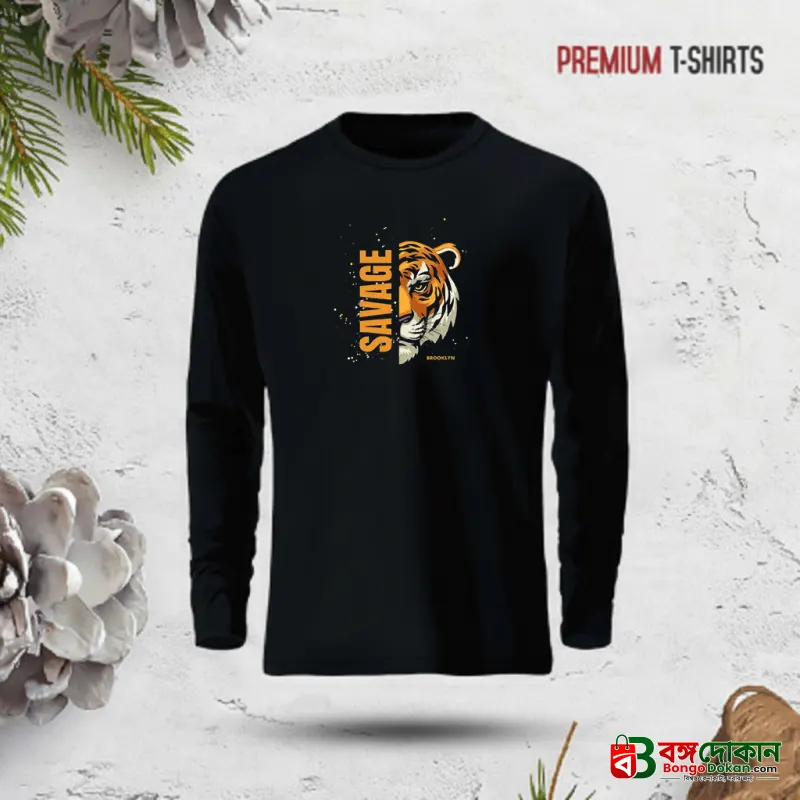 Premium calligraphy Full Sleeve T-Shirt  for men - বাংলাদেশে সেরা দাম ও নতুন কালেকশন - বাংলাদেশে সেরা অফার ও দাম