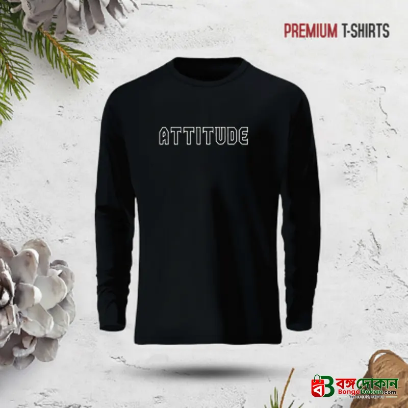Premium calligraphy Full Sleeve T-Shirt  for men - বাংলাদেশে সেরা দাম ও নতুন কালেকশন - বাংলাদেশে সেরা অফার ও দাম