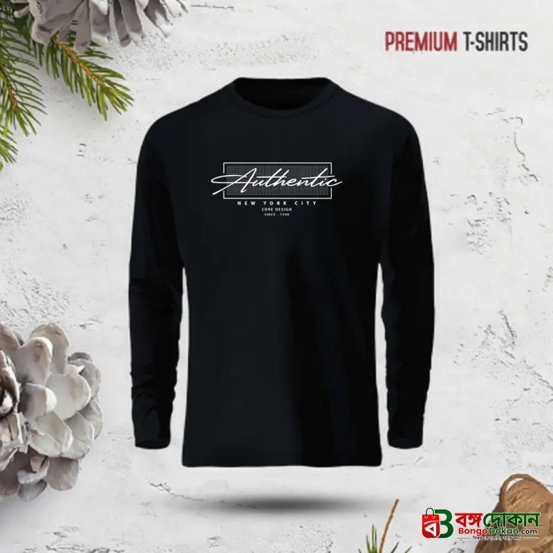 Premium calligraphy Full Sleeve T-Shirt  for men - বাংলাদেশে সেরা দাম ও নতুন কালেকশন - বাংলাদেশে সেরা অফার ও দাম