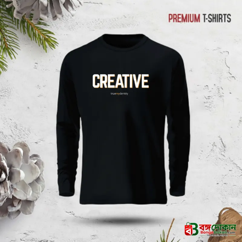 Premium calligraphy Full Sleeve T-Shirt  for men - বাংলাদেশে সেরা দাম ও নতুন কালেকশন - বাংলাদেশে সেরা অফার ও দাম