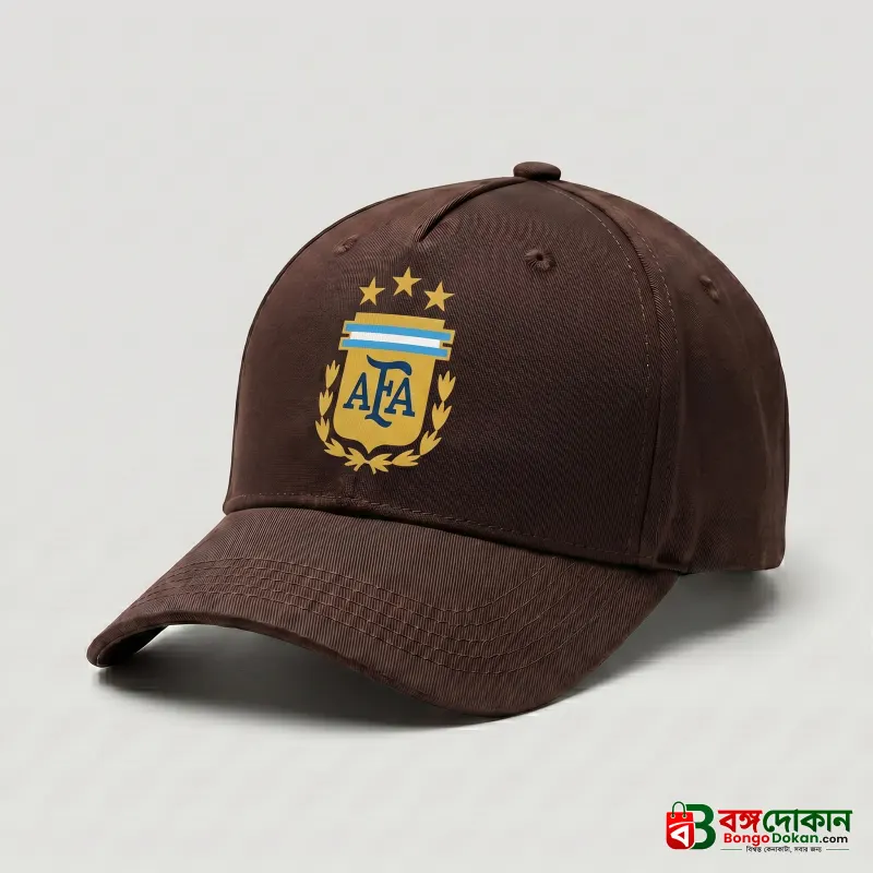 Premium Dark Coffee Argentina AFA Supporter Cap (3 Stars) - বাংলাদেশে সেরা দাম ও নতুন কালেকশন - বাংলাদেশে সেরা অফার ও দাম