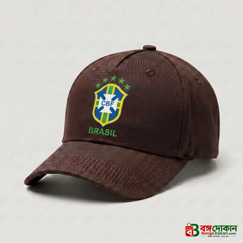 Premium Dark Coffee Brazil National Team Supporter Cap - বাংলাদেশে সেরা দাম ও নতুন কালেকশন - বাংলাদেশে সেরা অফার ও দাম