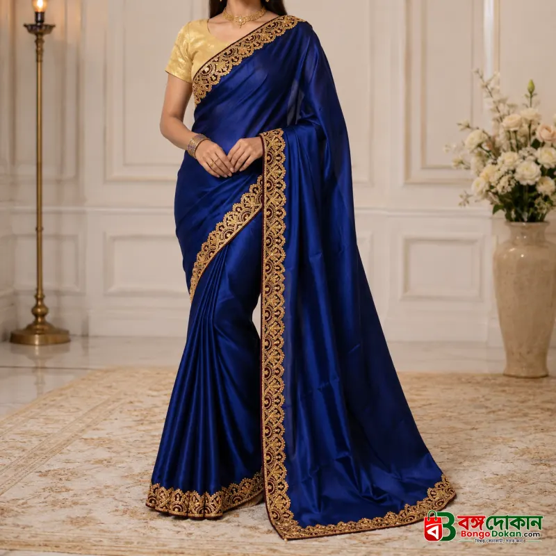 Premium Dupion Silk Saree with Blouse Piece | Soft & Elegant Traditional Wear for Wedding, Eid & Party - বাংলাদেশে সেরা দাম ও আকর্ষণীয় কালেকশন - বাংলাদেশে সেরা অফার ও দাম