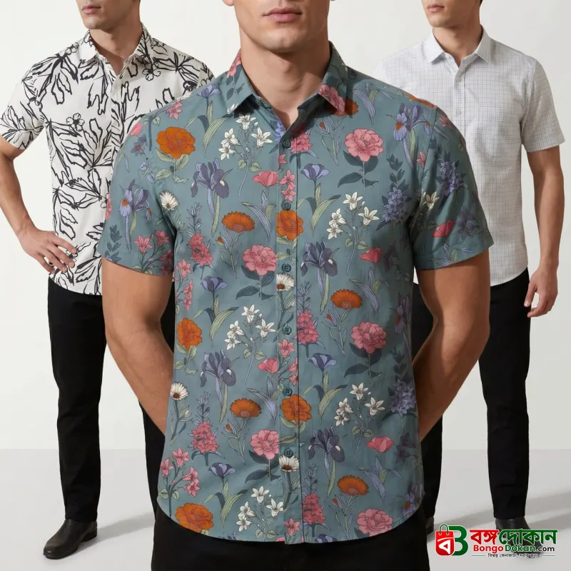 Premium Formal Half Sleeve Printed Shirt - বাংলাদেশে সেরা দাম ও নতুন কালেকশন - বাংলাদেশে সেরা অফার ও দাম