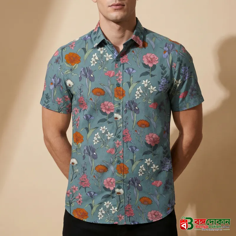 Premium Formal Half Sleeve Printed Shirt - বাংলাদেশে সেরা দাম ও নতুন কালেকশন - গ্যালারি
